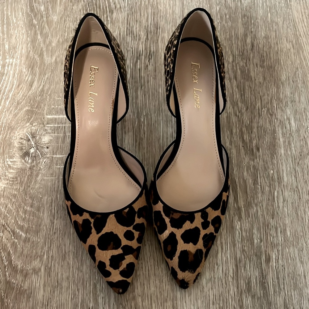 Essex lane cheetah print heels
